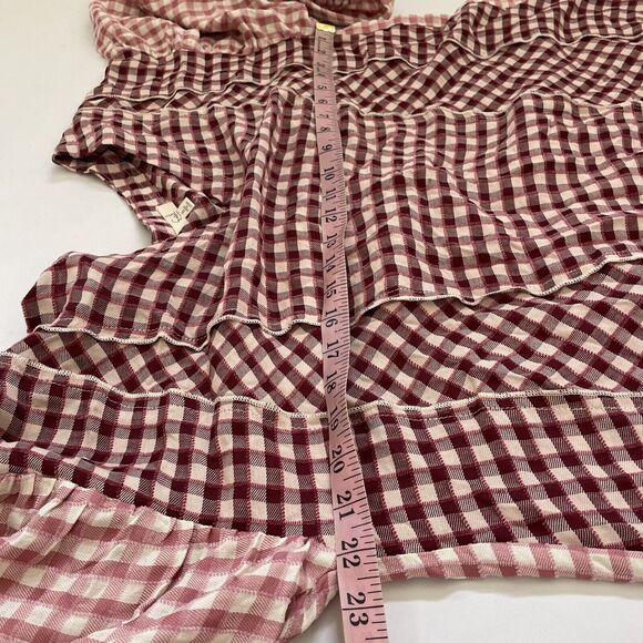 Easel Los Angeles Anthropologie EMBROIDERED Shirt Baggy Oversized Boho Fairycore - Picture 9 of 11